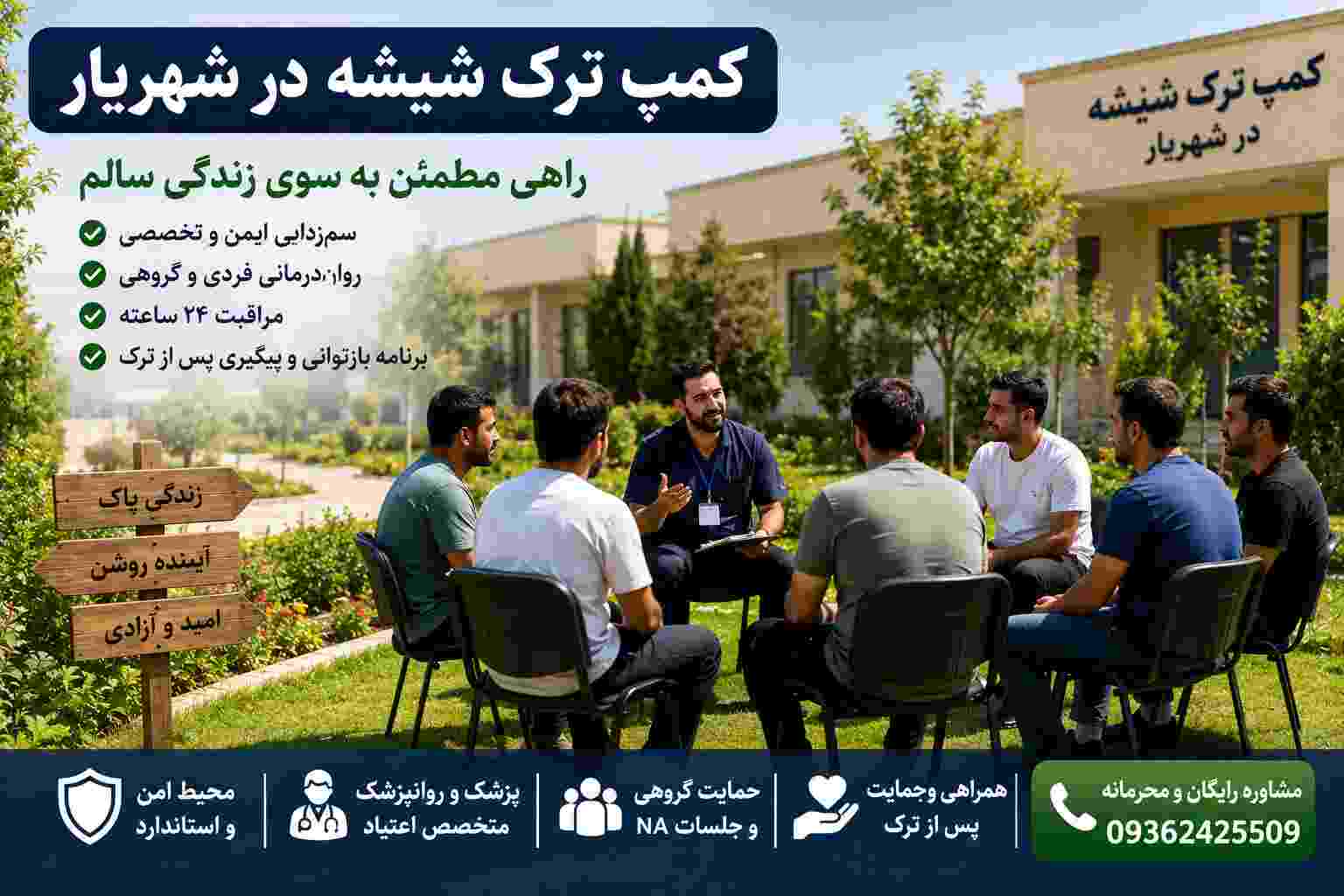 کمپ ترک شیشه در تهران
