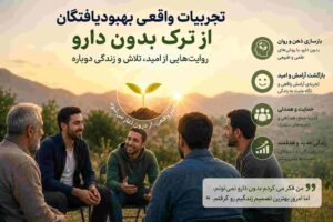 تجربیات واقعی بهبودیافتگان از ترک بدون دارو